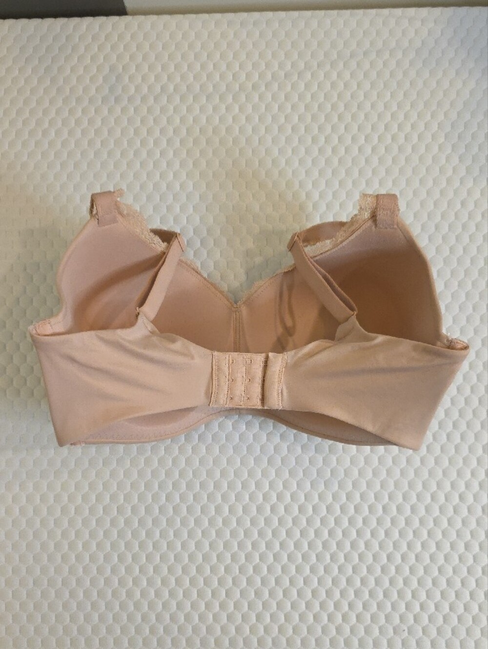 Wacoal Light Beige Lace-Trim T-Shirt Bra - Picture 4 of 5